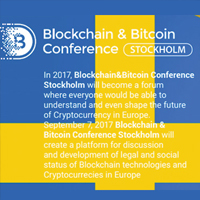 Blockchain & Bitcoin Conference Stockholm 2017